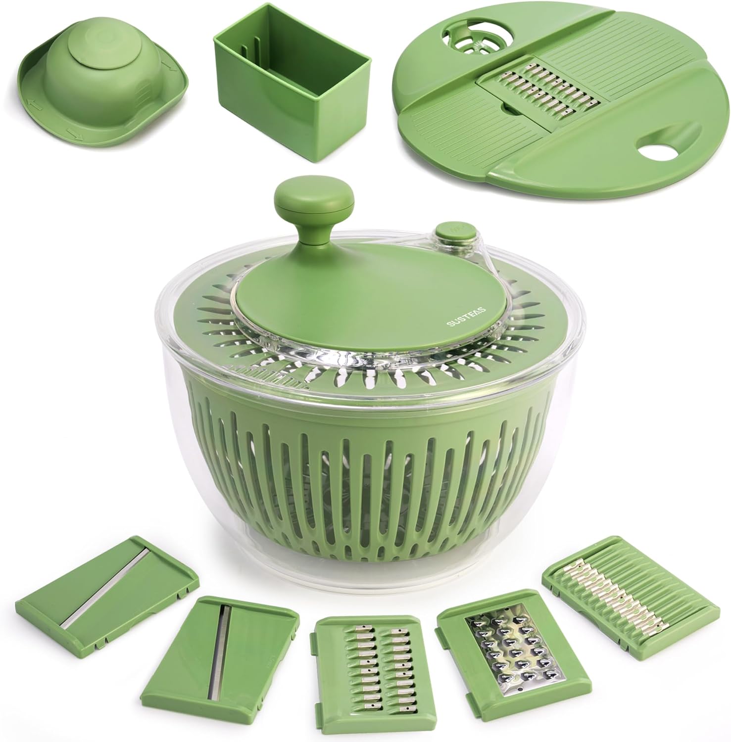 All-in-1 Salad Spinner – Fast Wash, Dry & Chop (4.5L)$29.99Joyshop
