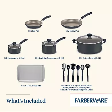 Cookstart 15-pc. DiamondMax Nonstick Cookware Set$69.99Joyshop
